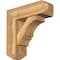 Ekena Millwork Balboa Craftsman Rough Sawn Bracket w/ Offset Brace, Western Red Cedar, 8"W x 24"D x 24"H BKT0806X24X24BOA04RWR - alternate 1